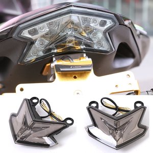 Feu Arrière de Moto à LED, Feu Stop et Clignotant Compatible Kawasaki Ninja Z800 <span class=keywords><strong>Zx6R</strong></span> - Product Image 5