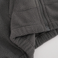 Veste polaire personnalisée OEM pour femme, col montant, blocs de couleur, fermeture éclair, sweat-shirt épais et chaud, vêtement d'extérieur sportif pour l'hiver