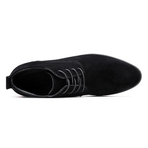 Stivali Derby da <span class=keywords><strong>Uomo</strong></span>, Stivaletti Eleganti Oxford a Mezza Altezza, in Finta Pelle Scamosciata e Nubuck, Formali con Punta Affusolata per Business - Product Image 4