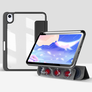 Étui pour crayon à charge rapide avec aimant puissant, étui magnétique détachable intelligent en cuir PU pour <span class=keywords><strong>iPad</strong></span> <span class=keywords><strong>Pro</strong></span> <span class=keywords><strong>11</strong></span> <span class=keywords><strong>2018</strong></span> 2020 2021 - Product Image 2