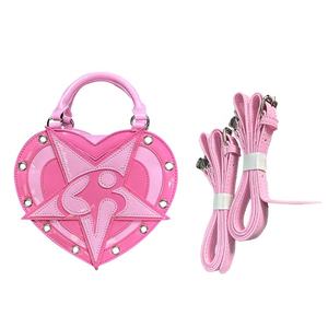 批发定制朋克包哥特式心形钱包五星手提包单肩包日本千禧一代y2k包高品质低最小起订量 - Product Image 4