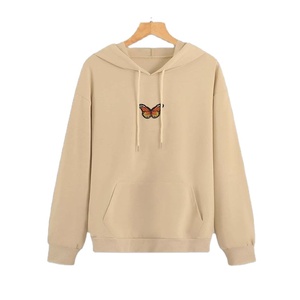 Nouveau Sweats à capuche pour femme surdimensionnés à manches longues Logo personnalisé Sweat-shirt pour femme à bas prix Pull à capuche pour femme - Product Image 3