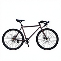 Vélo de Course Rigide en Acier Carbone Ultra-léger avec Freins à Disque pour Hommes Adultes, Pneus Pleins 24 et 26 Pouces – Vente en Gros