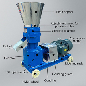 High Quality Stainless Steel Animal Feeding <strong>Machine</strong> Sinking Pellet <strong>Making</strong> &amp; <strong>Fodder</strong> Feed Processing New Condition - Product Image 2