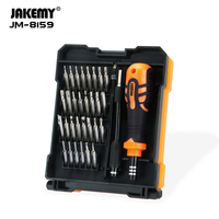 Kit d'outils de réparation portable et précis JAKEMY JM-8159 pour ordinateurs portables et téléphones mobiles, certifié CE, embouts en acier au chrome-vanadium, OEM/ODM