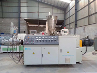 Ligne de production de machines de fabrication de tuyaux en PVC électrique d'occasion, en spirale, pour le drainage agricole