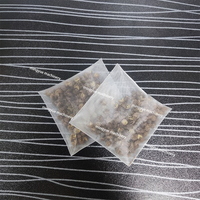 Prix usine triangulaire feuille transparente à base de plantes vert fleur noire sachet de thé Machine à emballer sachet de thé faisant la Machine 1-5 grammes