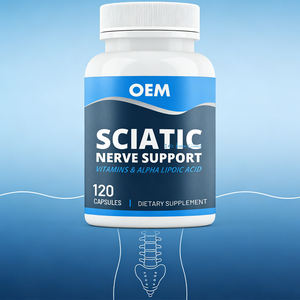 Cápsulas de Alta Calidad para el Soporte del Nervio Ciático, Complejo de Vitamina <span class=keywords><strong>B</strong></span>, Cápsulas Calmantes para los Nervios con Guisante y Ácido Alfa Lipoico - Product Image 1