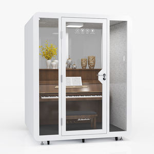 <span class=keywords><strong>Alquiler</strong></span> <span class=keywords><strong>de</strong></span> Cabina <span class=keywords><strong>de</strong></span> Oficina Moderna Insonorizada <span class=keywords><strong>de</strong></span> Acero para 4 Personas, Uso en Hospitales y Centros Comerciales - Product Image 4