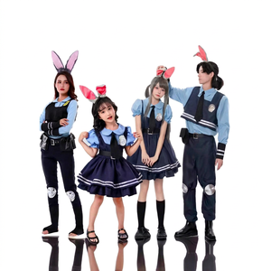 Disfraz de Policía Judy Hopps de Zootopia de Haowu para Adultos y Niños, Disfraz de Cosplay para Fiesta de Halloween - Product Image 1