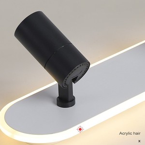 Lampu sorot <span class=keywords><strong>LED</strong></span> akrilik besi, lampu plafon untuk ruang tamu, lampu jalur terpasang permukaan, lampu komersial - Product Image 4