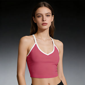 Top de Yoga para Mujer 2026, Cuello Redondo Personalizable, Talla Grande, Ligero, Sin Mangas, para Yoga Diario - Product Image 1