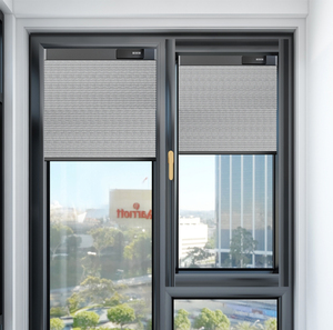 Nhà Máy Giá cơ giới điện không dây rèm cửa sổ màn tổ ong Shades lên và xuống Shading kỹ thuật màu đen - Product Image 1