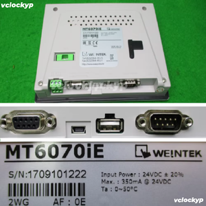 [ใหม่ ชนิดอื่น] WEiNTEK / MT6070iE / หน้าจอสัมผัส, DC24V, ไม่มีหมุดยึด - Product Image 4