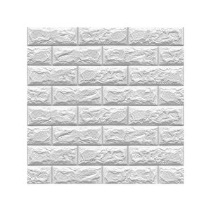 Paneles Decorativos para Interiores, <span class=keywords><strong>Panel</strong></span> de Fachada 3D, Pegatinas de Ladrillo de Espuma de PE, Papel Tapiz Artístico - Product Image 1