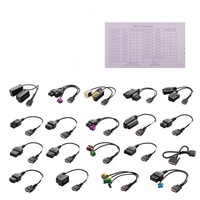 Juego de Cables de Extensión Dedicados para la Configuración Original OBDSTAR ECU MASTER C Serie HD, 19 Piezas