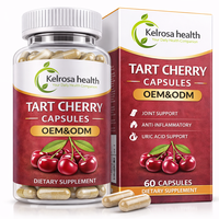 Fabricante de Suplementos Nutricionales, Salud de las Articulaciones, Antioxidante Natural, Antocianinas, Cápsulas de Cereza Ácida