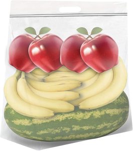 Clear Thick Jumbo Zipper Storage Bags Expandable Bottom Plastic Reclosable Ziplock Bags for Clothes