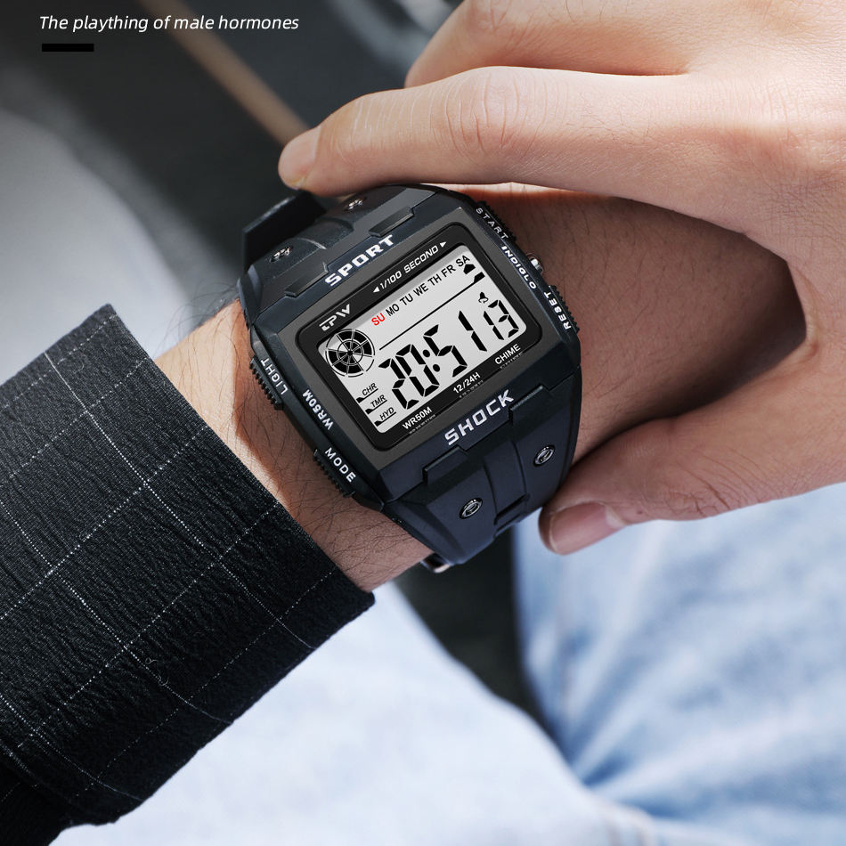 2022 Nieuwste Schokbestendig Digitale Horloges Grote Cijfers