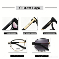6932 Montura de Gafas Ópticas de Metal para Hombre, Montura Rectangular de Negocios, Montura Clásica para Gafas con Filtro de Luz Azul, Montura para Gafas Graduadas