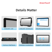 Monitor LED Multitáctil Capacitivo GreenTouch de 22 Pulgadas con Alta Sensibilidad para Aplicaciones Industriales y Comerciales