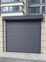 Porte de garage enroulable en aluminium pour entrepôt, porte de garage industrielle à grande vitesse