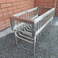 Gril argentin charbon de bois acier inoxydable 304 brasero BK580RB