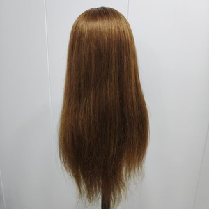 <span class=keywords><strong>Testa</strong></span> Manichino da 26 Pollici con Spalle; 100% Capelli Veri per Esercitazioni di Intreccio e Acconciature per Parrucchieri - Product Image 5