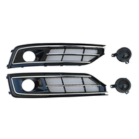 Pour A8 W12, cadre de phare antibrouillard 2014-2017, grille d'admission d'air avant haut de gamme modifiée pour A8, cache de phare antibrouillard