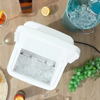 Machine à glaçons électrique Konwin pour la maison, forme de glaçons en plastique, capacité de 12 kg/24 h, distributeur d'eau, haute qualité