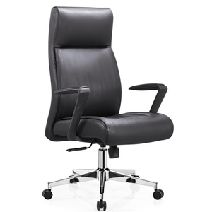 Wholesale Comfortable Conference Room Chairs Swivel Leather Executive Manager Office Chair - Product Image 1