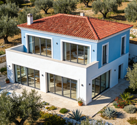 Estructuras de Acero de Doble Capa para la Construcción de Casas y Villas, Incluyendo Servicios de Agua, Electricidad e Instalación