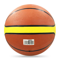Ballon de basket-ball en caoutchouc, entraînement d'équipe, intérieur et extérieur, taille 7, conception de 12 panneaux, logo personnalisé