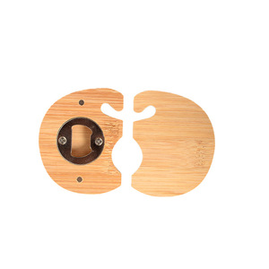 Wooden Bottle Opener Bamboo Animal Shape Stainless Steel Magnetic <b>Refrigerator</b> Opener Household Use - Product Image 5