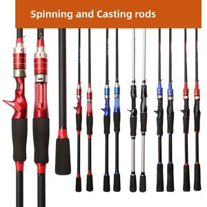 도매 조정 가능한 2.4m-3.6m 미끼 낚싯대 회전 및 캐스팅 낚싯대 바다 낚시 장비 스 내퍼 베이스 - Product Image 4