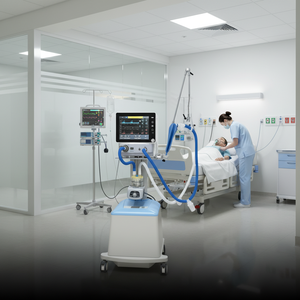 डॉक्टर श्वसन उच्च प्रवाह पशु चिकित्सा icu वेंटिलेटर और ह्यूमिडिफायर कुत्तों बिल्लियों के लिए ह्यूमिडिफायर-अस्पताल का उपयोग - Product Image 6