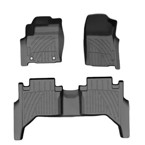 Alfombrillas de Piso TPE de Alta Calidad con Nuevo Diseño KQD para Revo 2016 en Adelante, Negras, 3.5mm de Grosor, Antideslizantes, Juego Completo - Product Image 1