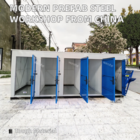 Conteneur de stockage en acier démontable de 8 pieds, 12 pieds, 16 pieds, 20 pieds avec porte battante, unité modulaire portable