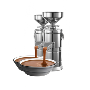 Machine à fabriquer du beurre de cacahuètes entièrement automatique, haute efficacité, traitement des noix, contrôle par écran tactile PLC pour les petites entreprises alimentaires - Product Image 2