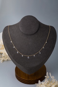 จี้เพชรทรงกลมเจียระไนแบบบริลเลียนท์ น้ำหนัก 0.93 กะรัต ทำจากทองคำแท้ 14K คุณภาพเยี่ยม |   เพชรทรงกลมเจียระไนแบบบริลเลียนท์ ผลิตในห้องปฏิบัติการ - Product Image 2