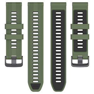 <span class=keywords><strong>Bracelet</strong></span> à boucle en métal noir 22mm pour Garmin <span class=keywords><strong>Forerunner</strong></span> 965 955 945 <span class=keywords><strong>935</strong></span> <span class=keywords><strong>Bracelet</strong></span> de montre en silicone sport bicolore - Product Image 6