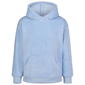 Sandales compensées confortables à capuche en velours doux 100 % polyester - Product Image 2
