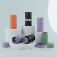 M021 Contenant vide rond pour stick déodorant 30ml 50ml, tube rotatif à remplissage par le bas, vente en gros, stick déodorant parfumé à action rapide