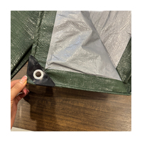 Bâche robuste imperméable enduite de PE, résistante aux UV, pour couverture de camion extérieur, protection de chantier