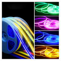 Offres Spéciales Bandes LED COB RGB Pleine Couleur Haute Luminosité 12V 24V 8MM 10MM 12MM 576 LED 7W 12W 18W/m Sans Points Visibles Sans Effet de Point COB RGB