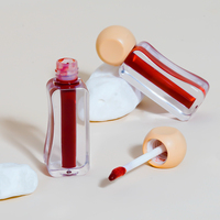 AKIACO Vendeur en gros en gros Huile de maquillage Set de baume à lèvres transparent végétalien biologique Base brillante Tubes de marque privée Brillant à lèvres repulpant