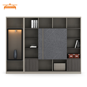 Muebles de oficina Foshan Gabinete de madera Lujo Moderno Hogar Oficina Archivo Armario Librería Oficina Gabinete de llenado - Product Image 2