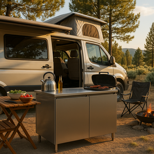 Design Schrankeinheit Outdoor Küchenschrank Organizer-Sets Campervan Küchenzeilen Komplettes Küchenschrank-Set - Product Image 2