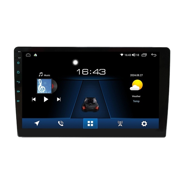 All-in-One 7/9.0/10.8inch Core Android Car GPS Navigation Wireless CarPlay Dashboard Stereo Touch Screen Central