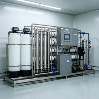 Système de purification d'eau ultra pure RO EDI de haute qualité avec contrôle automatique pour l'industrie manufacturière électronique